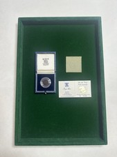 The Royal Mint 1987 Gold Proof Half-Sovereign Box only - COA & Capsule Included.