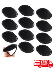 6 Pcs Palm Hair Combs for Men Soft Portable Pocket Brush Scalp Massage