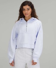 Lululemon Scuba Oversized Half Zip Hoodie Lilac Smoke Women's Medium/Large
