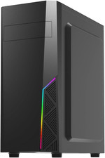 T8 ATX Mid-Tower Gaming Case with RGB Lighting and USB 3.0 Support