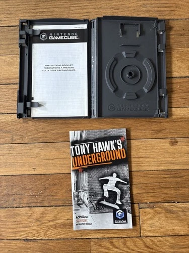 Tony Hawk's Underground (Nintendo GameCube, 2003) Case And Manual Only