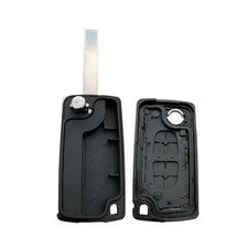 1x 2 Button Slotted Flip Car Key Fob Shell For Peugeot Expert Van 207 307 807 UK