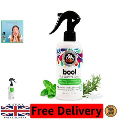 Boo Läuse Scaring Conditioning Spray für Kinder - Frischer Lavendel & Pfefferminze, 8 Oz.
