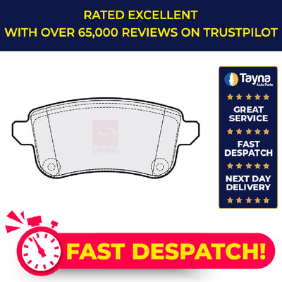 Brake Pads Set fits RENAULT SCENIC Mk3, Mk4 1.5D Rear 2009 on 440603558R Quality