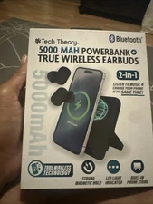 Brand New Power Bank with True Wireless Earbuds Bluetooth