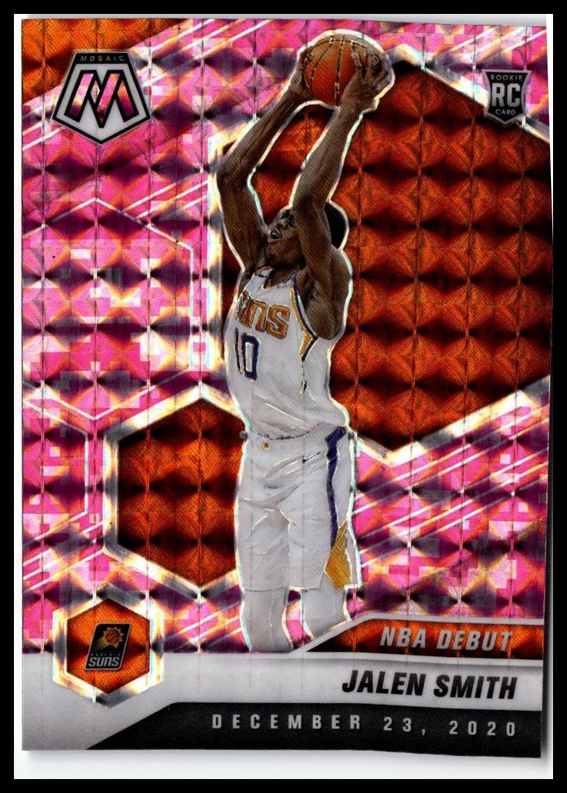 2020-21 Panini Mosaic #228 Jalen Smith Mosaic Camo Pink