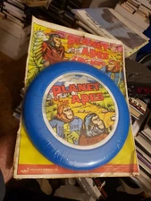Vintage Planet Of The Apes Zing-Wing Frisbee Circa 1974 Still Sealed Dr. Zaius