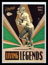 2021 Panini Prestige #LL-16 Dante Hall Living Legends Xtra Points Green #/199
