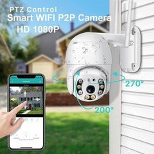 Caméra Dôme de Surveillance WiFi Extérieure Aottom 1080P Caméra de sécurité