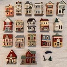 Lot of 19 Hallmark Ornaments Nostalgic Houses and Shops Series 1984 to 2001 — photo 4