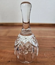 Tyrone Lead Crystal Miniature Bell 4" blown glass handcut Ireland signed