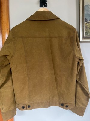Filson Tin Cloth Short Lined Cruiser Jacket | XS | Tan | Original