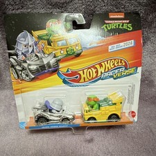 Hot Wheels RacerVerse Teenage Mutant Ninja Turtles Shredder  Michelangelo Excl  