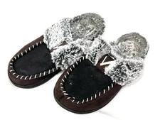 VONMAY Womens Warm Fuzzy Slippers Faux Fur Closed Toe Slip on House Shoes 