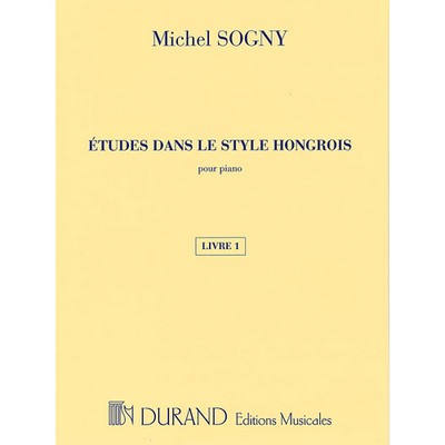Editions Durand ?tudes dans le style hongrois Etudes in Hungarian Style Softcvr