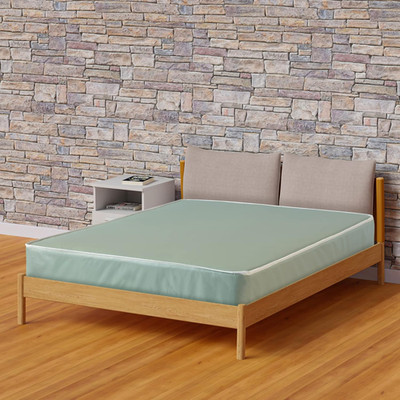 , 9-Inch Medium Firm Pocket Coil Water-Resistance Vinyl Mattress, Easy to Clean,