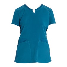 Scrubstar Womens Antimicrobial Premium Scrub Top Deep Slate Size Large