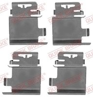 Quick Brake ZubehöRsatz, Scheibenbremsbelag Hinterachse U.A. FüR Cupra, Tesla