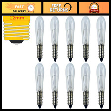 6V S-6 Bulbs E12 Base, 6 Watt - Pack of 10, Ideal for Home Lighting Decor