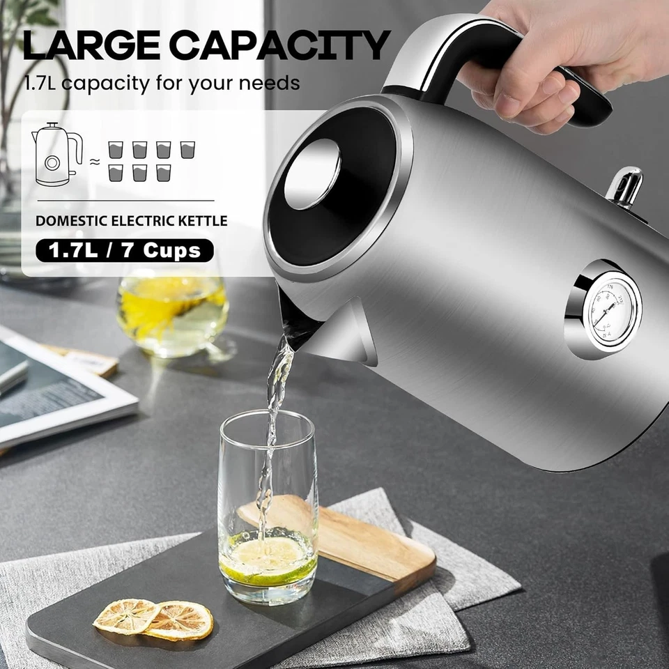 Cuisinart 1.7-Liter Stainless Steel Cordless Electric Kettle with 6 Preset - Image 4 of 4