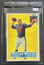 GEORGE BLANDA BGS RCR 6.5 1956 TOPPS FOOTBALL #11 BEARS