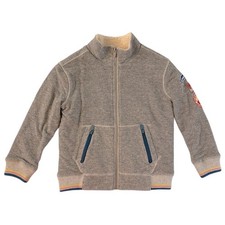 Peek Unisex Kids National Parks Sweater Jacket Zip Front Faux Sherpa Size Small