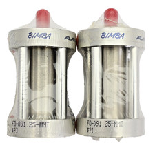 Lot of 2x Bimba FO-091.25-1MMT Pneumatic Cylinder