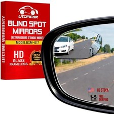 Blind Spot Convex Car Mirror - Rearview Accessories for Car Pack of 1 Rhombus
