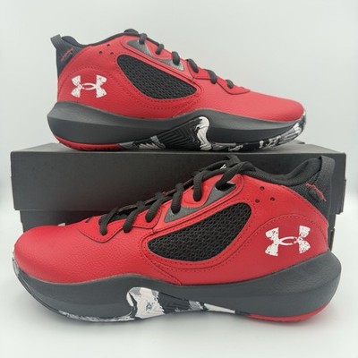 Size 5 (GS) - Under Armour Lockdown 6 Low Red Black 2022