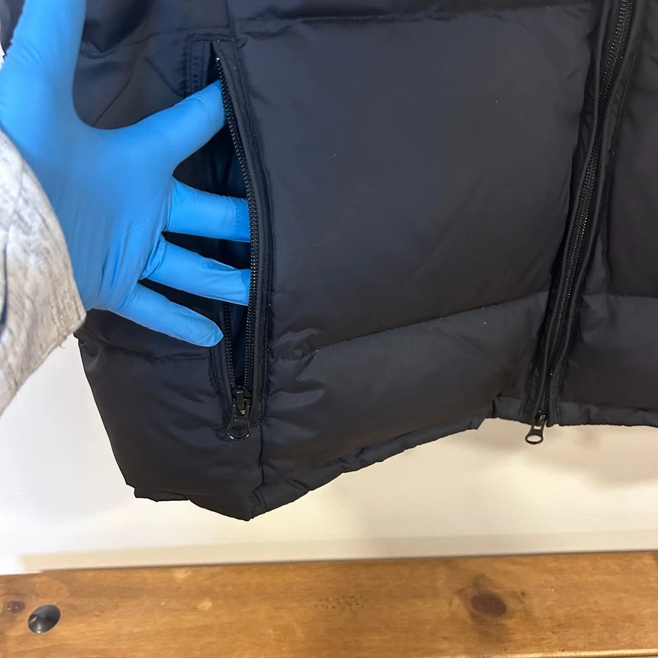 Chaleco acolchado negro QUEST talla L cálido capa aislante exterior Foto 2 de 4