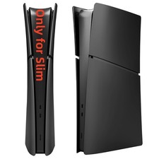 Slim Digital Edition Cover Plates for New PS5 Console, Shell Black