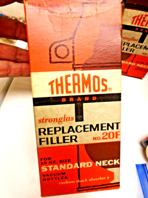 vintage-THERMOS Vacuum Bottle- glass Replacement bottle 10 oz