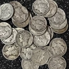 Silver Mercury Dimes lot (30) 1900s