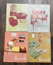 Four Vintage Harrods Adverts for Harrods Furniture from Punch Magazines 1960