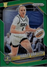 2025 Panini Prizm WNBA #2 Hailey Van Lith Green Prizms