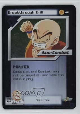 2001 Score Dragon Ball Z CCG - Trunks Saga Limited Foil Breakthrough Drill #42