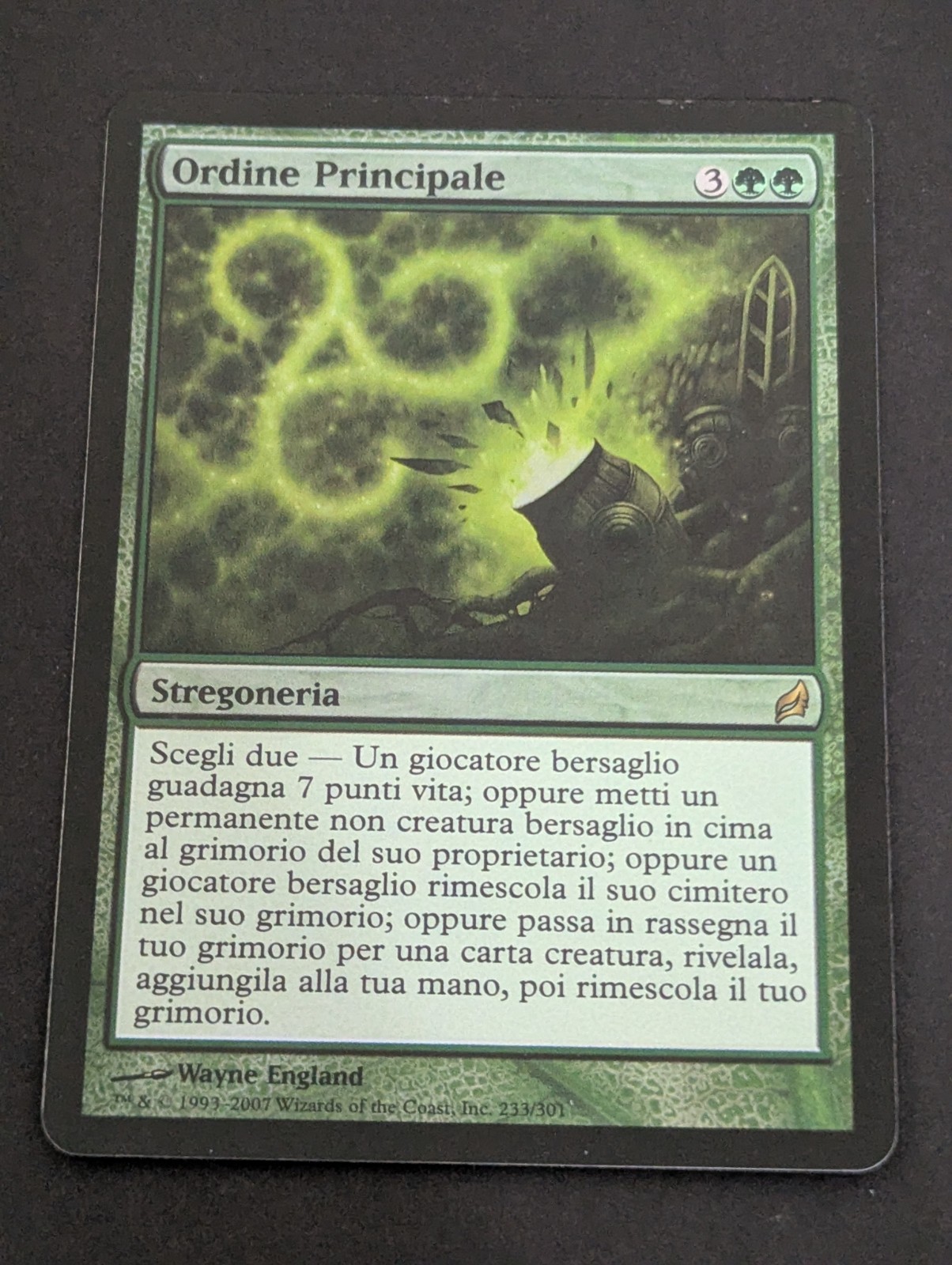 MTG FOIL Primal Command  - Lorwyn #233 Italian Mp