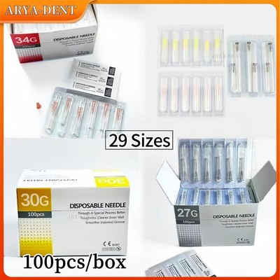 100pcs/box Tattoo Micro Needles Disposable Sterile Injection Syringe Tips Needle