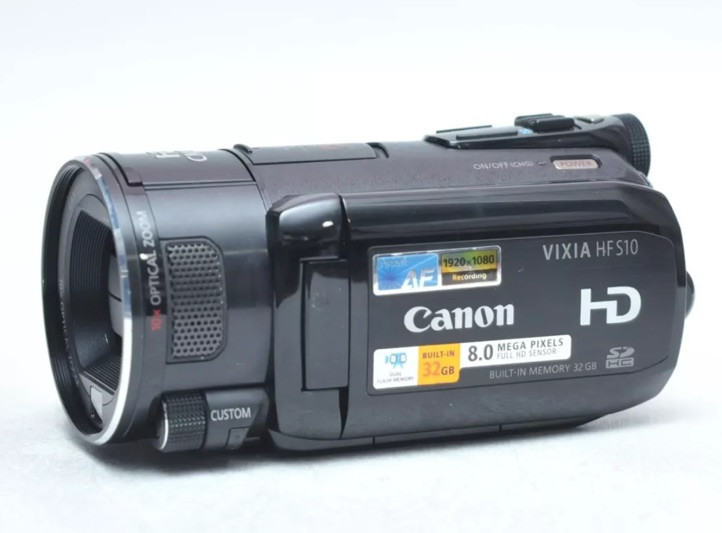 Canon VIXIA HF S10 Dual Flash Memory HD Camcorder | eBay