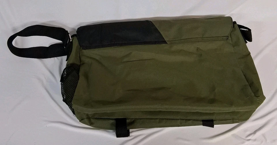 Bolso Mensajero Ed Hardy Speedy Motocicleta Esqueleto Verde Christian Audigier Foto 4 de 4