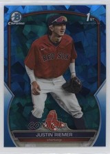 2023 Bowman Chrome Draft Sapphire Edition Justin Riemer #BDC-182 01nw