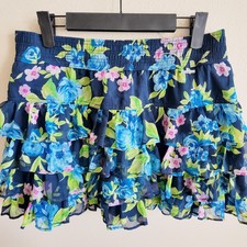 y2k abercrombie and fitch NWT floral ruffled skirt size large