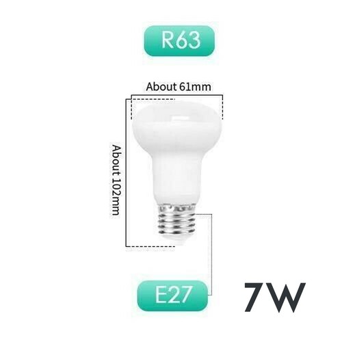 2PCS 85-265v R50 E14 Saving Energy 3W-12W LED Bulb E27 R63 R80 R39 Spotlight - Picture 15 of 16