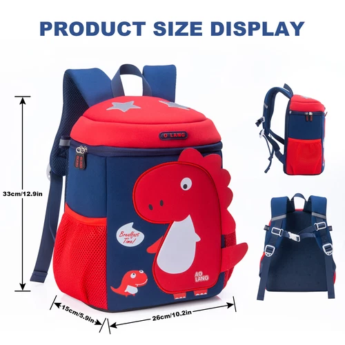 3-7 Years Old Kids Toddler Harness Backpack Leash Schoolbag with Anti-Lost Bag - Picture 3 of 48