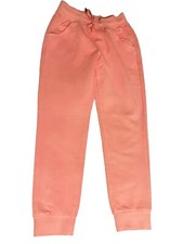 Cat  Jack Girls Drawstring Pink Sweatpants Pockets Medium Size 8