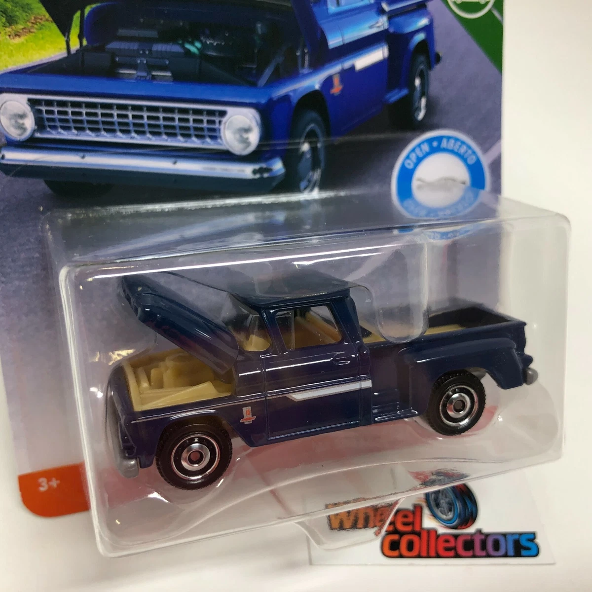 63 Chevy C10 Pickup Truck BLUE Matchbox Moving Parts Series Y2