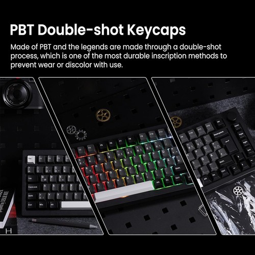 Akko 5075B Plus Mechanical Gaming Keyboard Multi Modes (BT5.0/2.4Ghz/Type C) - Picture 3 of 6