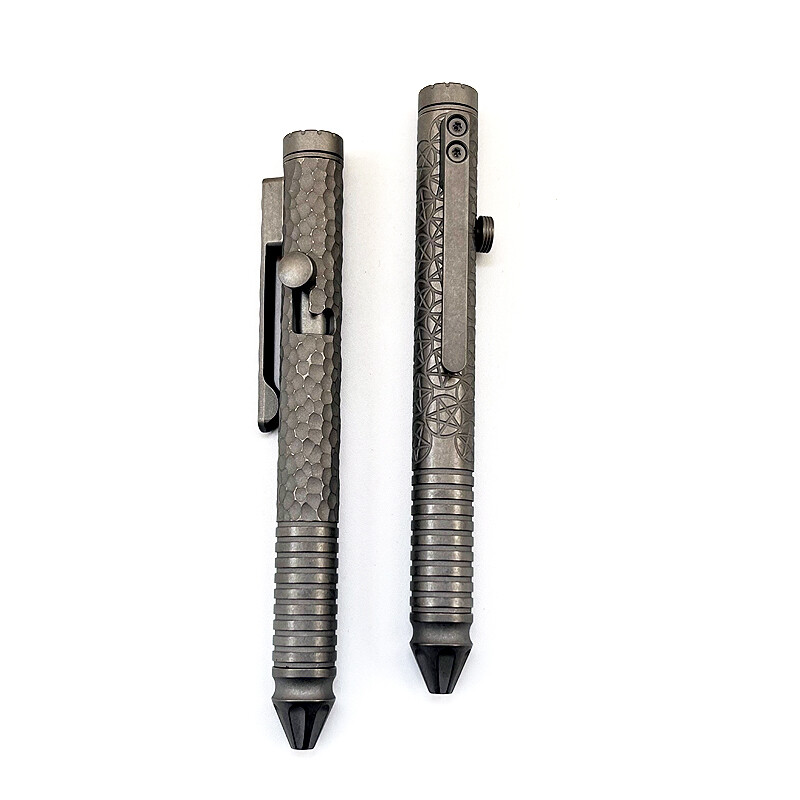 Titanium Bolt Action Pen Signature Writing Pocket Ballpoint EDC Office ...