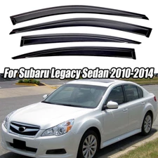 For 2010-2014 13 Subaru Legacy Window Visor Rain Guard Vent Deflector Tape on