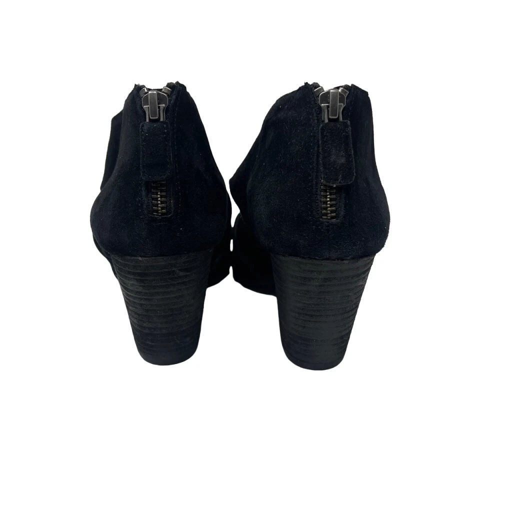 EILEEN FISHER Margo Suede Wedges in Black leather size 7.5 eBay